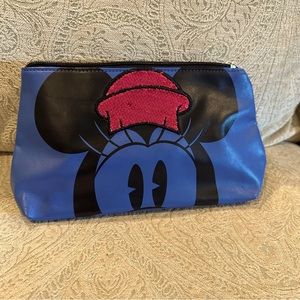 Minnie Pie Eye Polka Dot Sequin Cosmetic Bag Zipper Organizer Rare HTF Cute